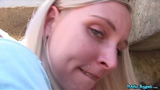 Desirable Blondie enjoys hardcore outdoor sex in POV with work client