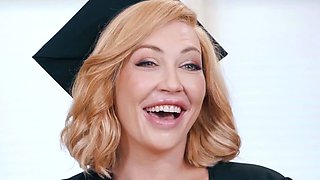 MOMMY'S BOY - Excited Graduating MILFs REVERSE GANGBANG