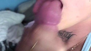 Neighbor gives me his milk in the face