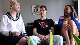 Funky Town's Wild Anal Threesome with Teen Lera Murr