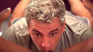 Hot guy enjoys intense interracial fucking in a hostel