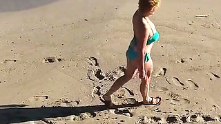 MILF Has Holiday Sex on the Beach