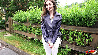 German Scout - Fit Beauty Joanna Grace Pick up for No Condom Casting Fuck