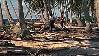 Beautiful brunette amateur sucks fucks at beach