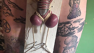 Goode Girl Unholy Crucifix Ballbusting Pt3