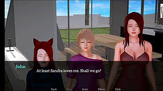 Steamy adult visual novel featuring erotic tales and anime action