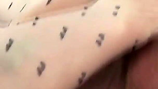 (006) Hot Shoejob Then Footjob with Cute Mules and Nylon Feet (1080p)