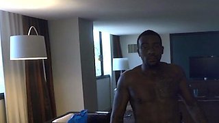 Femdom cuckold with interracial blowjob from brunette