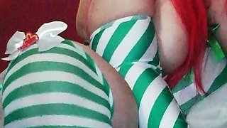 Fuck machine and her dildo part 2