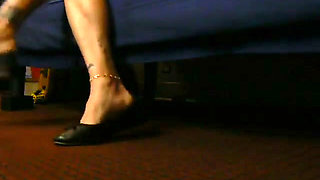 Nightclub Worn Ballet Flats