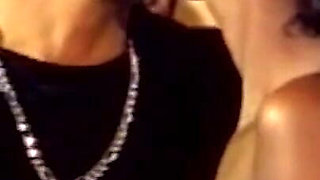Oiled Ebony MILF Takes Thick Cock Passionately