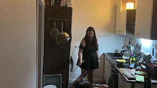Fetish Lofts Cooking Session with TV Slave Part 2-4.