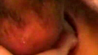 Old Video with Real Slut Fucked on Breasts and Cummed