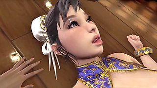 Clothing, big tits, 3d anime