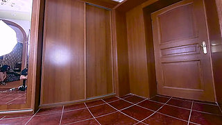 Nude Casting Virtual Reality Backstage with Flexible Teen Rosalina