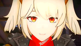 Zenless Zone Zero - Burnice White Riding a Dick - 3D Hentai Animations