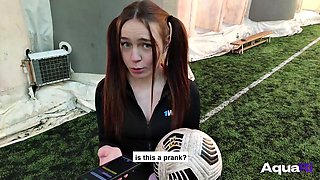 Brunette Brunettes Huge Cock Secures Huge Victory