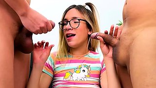 Megan Love - The Blonde's First Bukkake