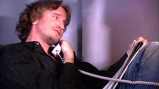 Hot blonde gets her pussy licked, then a hard fuck and a mouth cumshot
