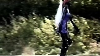 two women fetish latex asslicking and anal mff