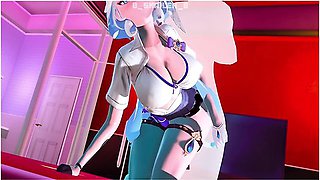 Genshin Impact - Furina In School Uniform Surprises You