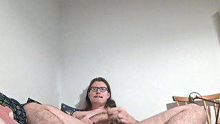 Young guy undresses, jerks off and shows feet