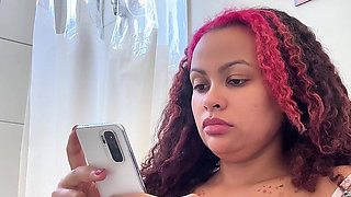 Chubby Gassy Girl Morning Toilet Farts Natural Gassy Moment