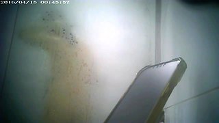 Spy Cam Catches Horny Asian Petite Teen Naked in Hotel Shower