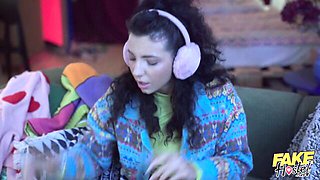 Small and tiny trailer with good-looking Black Angel XXX from Fake Hostel