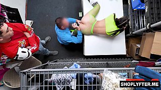 Lola Aiko pounded by the officer and bf