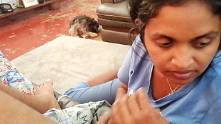 My step mother catches me while my dad works