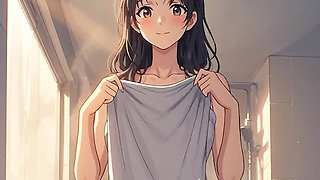 Uncensored video of 18 Year old Anime Girl, 3D Cartoon on closeup by Kiidzy Animates, AI Generated Cartoon content 3D Animation