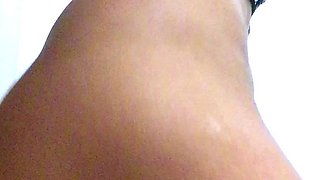 Blonde tight pussy babe solo toy fun in glamour masturbation