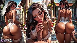 Latina Bride Can't Resist a Bwc Right Before the Wedding - Deepthroat & Anal (4k Ai Animated)