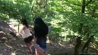 Raunchy harlots lesbian mind-boggling porn movie