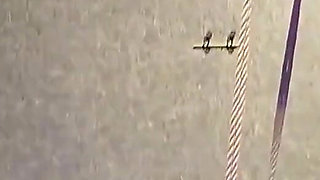 Short Skirt Girl's Chest Pinching Humiliation