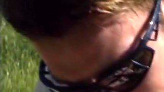 Redhead German Babe Eats Cum After Outdoor Anal Sex - Silvie Raz And Mario Rossi