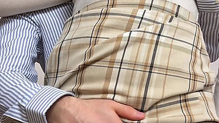 Sensual Office Foreplay Between Boss and Hot Secretary in Black Tights