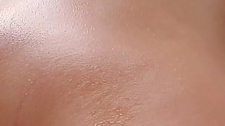 Outdoor Oiled up Tease and Fingering!