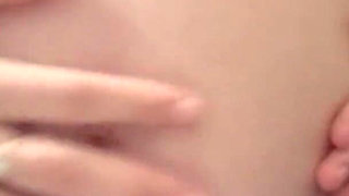 My Pregnant Stepsister Plays with Her Belly and Applies Moisturizer Then Smears It on Her Belly