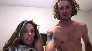 Amazing amateur blonde enjoying a doggystyle