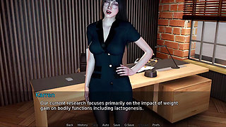 The Gain Trials - Blonde BBW Gets Fucked While Her Big Tits Lactate - 3D Porn Games