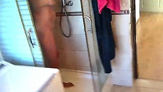 DirtyMilfTinas Granny Shower Orgasm