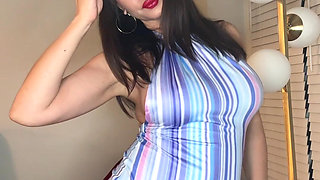 Egyptian MILF Sasha Pearl in Bellydancing Striptease