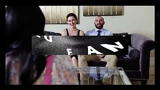 Wild Family Movie Night with Teen Iris Rose and Alison Rey Fucking Their Horny Stepdads in Taboo Orgy