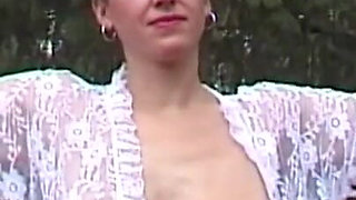 Big boobs babe tries BDSM