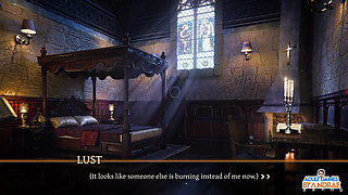 Stepsisters in Sin Gameplay Part 19 - Helga Caught Fingering in Front of the Altar