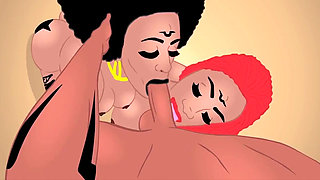 Fun Sexy Big Butt Ebony Threesome to Open a Portal