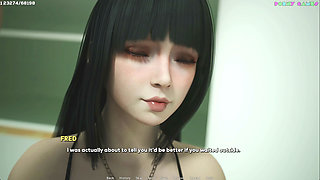 Shadows of Desire by Shamandev - Androgynous Boyfriend Catches His Busty Girlfriend Cheating 70