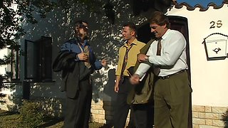 Jessica May and Sara deliver matador double anal in vintage heat